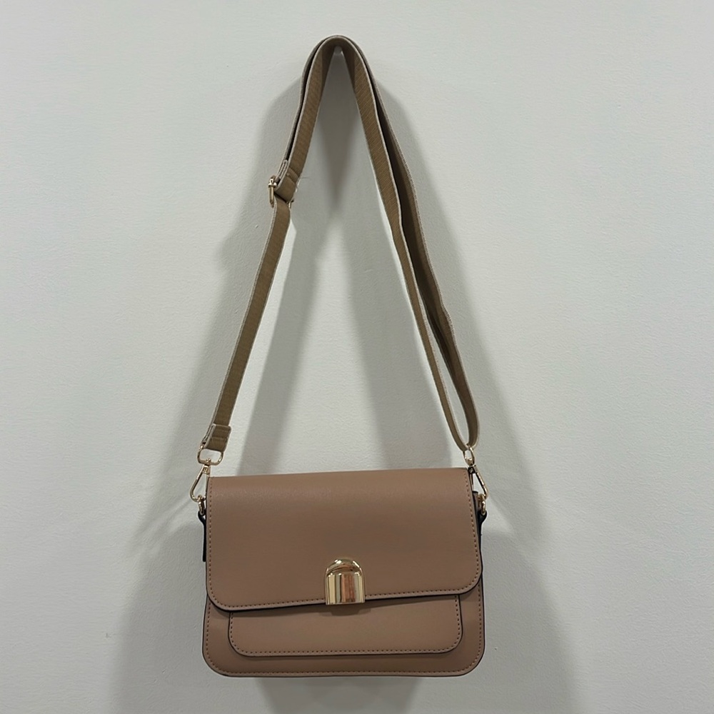 Pink crossbody bag